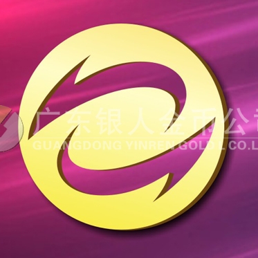 2015年3月定制　中經(jīng)萬達(dá)純金徽章定制、千足金徽章定制