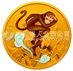 中國古典文學(xué)名著——《西游記》彩色金銀紀(jì)念幣（第1組）1/2盎司圓形彩色金質(zhì)紀(jì)念幣