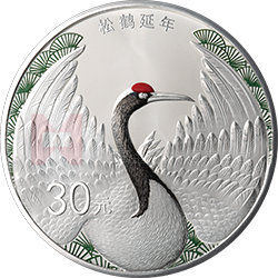 2020吉祥文化金銀紀念幣100克圓形銀質(zhì)紀念幣